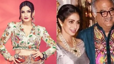 Raveena Tandon said she was torn apart between friends Sridevi and Mona Kapoor. Raveena Tandon said she was torn apart between friends Sridevi and Mona Kapoor.