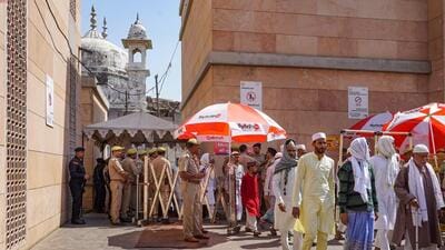 The Supreme Court on Friday put on hold the Allahabad high court order for a scientific survey of the Gyanvapi mosque. (PTI) The Supreme Court on Friday put on hold the Allahabad high court order for a scientific survey of the Gyanvapi mosque. (PTI)