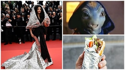 Aishwarya Rai memes made their way to Twitter after her Cannes appearance in a silver gown. Aishwarya Rai memes made their way to Twitter after her Cannes appearance in a silver gown.