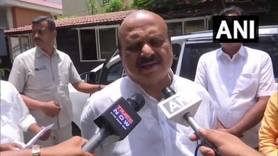 Former Karnataka chief minister Basavaraj Bommai. (Twitter/ANI) Former Karnataka chief minister Basavaraj Bommai. (Twitter/ANI)