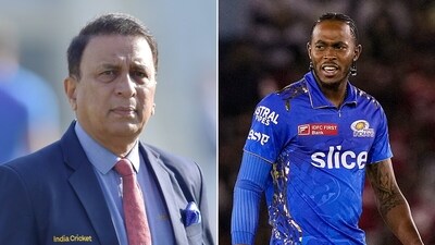 Sunil Gavaskar is not impressed with Jofra Archer. (BCCI/AP)