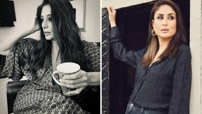 Kareena Kapoor left a hilarious comment on co-star Tabu's recent Instagram post. Kareena Kapoor left a hilarious comment on co-star Tabu's recent Instagram post.