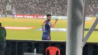 Lucknow Super Giants' Naveen-ul-Haq Lucknow Super Giants' Naveen-ul-Haq