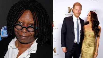 Whoopi Goldberg; Prince Harry and Meghan Markle (Getty Images) Whoopi Goldberg; Prince Harry and Meghan Markle (Getty Images)