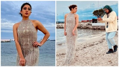 Sara Ali Khan posing at a gala on the sidelines of the Red Sea International Film Festival. Sara Ali Khan posing at a gala on the sidelines of the Red Sea International Film Festival.