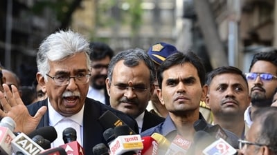Sameer Wankhede outside Bombay High court in Mumbai (Anshuman Poyrekar/HT Photo) Sameer Wankhede outside Bombay High court in Mumbai (Anshuman Poyrekar/HT Photo)