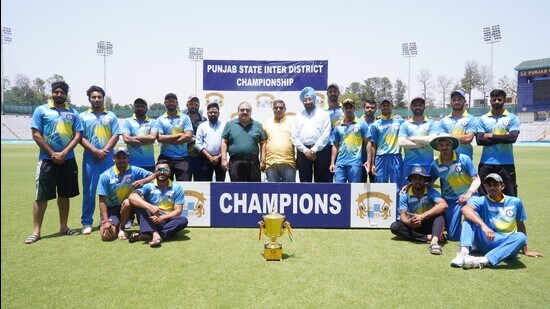 Moga achieved the target and scored 85 for 1 in 10.1 overs. Jaskaranvir Singh with an unbeaten 44 and Manpreet Singh Johal with 31 off 19 balls were the main run-getters for Moga. (HT)