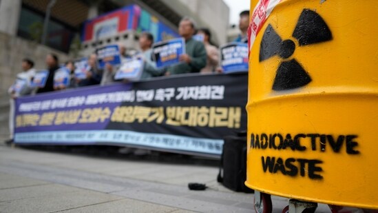 The visit was agreed during Japanese Prime Minister Fumio Kishida's visit to Seoul earlier this month. (AP)