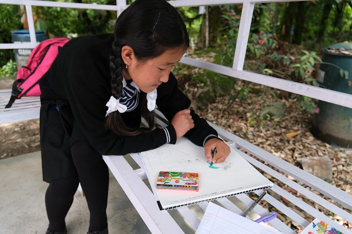 A children’s painting competition at the festival (Courtesy SALF) A children’s painting competition at the festival (Courtesy SALF)