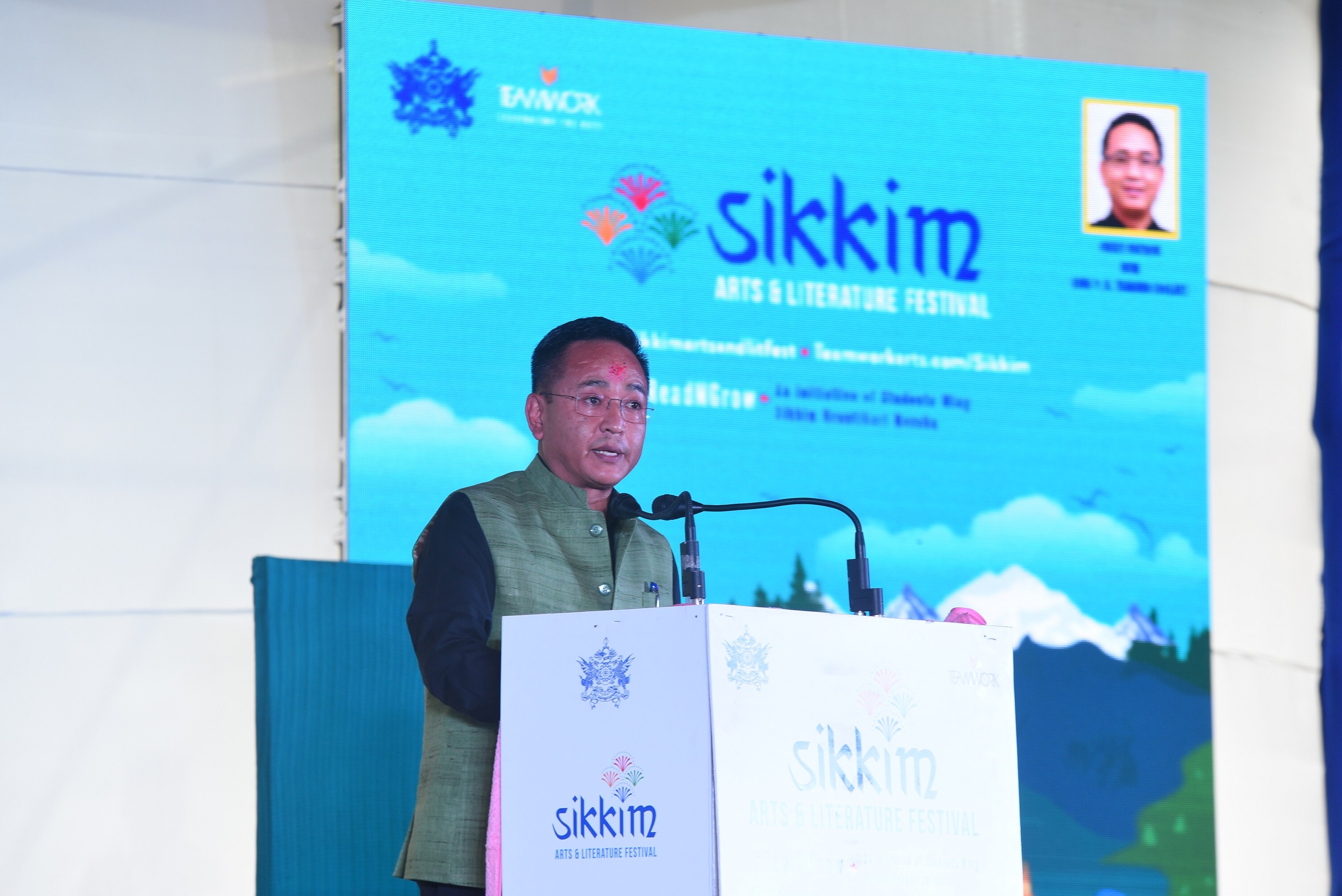 Chief Minister of Sikkim, Prem Singh Tamang (Courtesy SALF) Chief Minister of Sikkim, Prem Singh Tamang (Courtesy SALF)