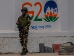 An Indian paramilitary soldier stands guard in Srinagar. An Indian paramilitary soldier stands guard in Srinagar.