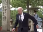 President Biden tripped and had to catch himself. President Biden tripped and had to catch himself.