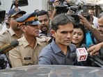 Former Narcotics Control Bureau zonal director Sameer Wankhede at the Bombay high court for a hearing on the Aryan Khan case in Mumbai on Friday. Former Narcotics Control Bureau zonal director Sameer Wankhede at the Bombay high court for a hearing on the Aryan Khan case in Mumbai on Friday.