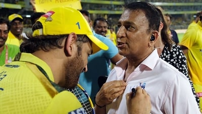 MS Dhoni signs on the shirt of India's batting legend Sunil Gavaskar (ANI) MS Dhoni signs on the shirt of India's batting legend Sunil Gavaskar (ANI)