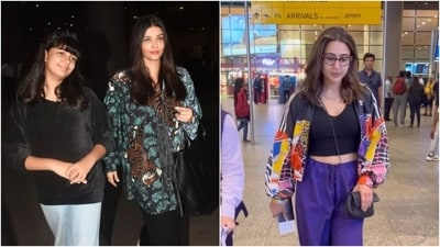 Aishwarya Rai, Aaradhya Bachchan and Sara Ali Khan return from Cannes. Aishwarya Rai, Aaradhya Bachchan and Sara Ali Khan return from Cannes.