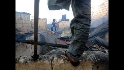 As per fire officials, only security guards were on duty at the time of the incident and no casualties were reported. (HT File Photo)