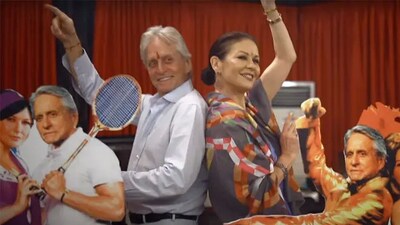 Michael Douglas and Catherine Zeta-Jones during one of their visits to India. Michael Douglas and Catherine Zeta-Jones during one of their visits to India.