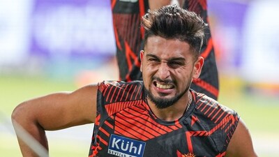 Umran Malik has been omitted from the playing eleven for the last few games. (PTI) Umran Malik has been omitted from the playing eleven for the last few games. (PTI)