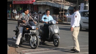 Pune district collector Rajesh Deshmukh has directed all government authorities and civic personnel in Pune district to observe ‘Helmet Day’ on May 24 (HT FILE PHOTO) Pune district collector Rajesh Deshmukh has directed all government authorities and civic personnel in Pune district to observe ‘Helmet Day’ on May 24 (HT FILE PHOTO)