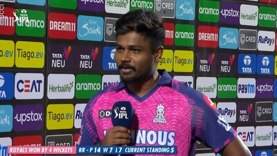 RR captain Sanju Samson RR captain Sanju Samson