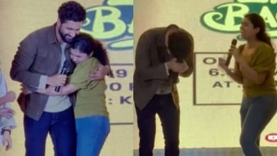 Vicky Kaushal interacted with a fan at an event in Thane.