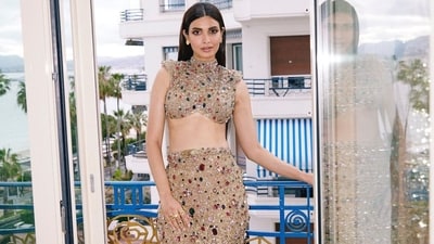 Diana Penty was among the best dressed Indian celebs at the Cannes Film Festival. She looked pretty in a golden embellished blouse and skirt by Falguni and Shane Peacock and sported long hair. She will now be seen alongside Shahid Kapoor in Bloody Daddy.&nbsp; 