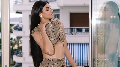 Diana Penty posed on a balcony overlooking the French Riviera in the pictures she posted on Instagram. She also gave a glimpse of her poker-straight hairstyle in one of the photos. Diana Penty posed on a balcony overlooking the French Riviera in the pictures she posted on Instagram. She also gave a glimpse of her poker-straight hairstyle in one of the photos.