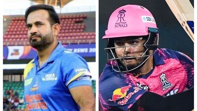 Irfan Pathan and Riyan Parag Irfan Pathan and Riyan Parag