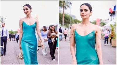 Manushi Chhillar made her debut at the 76th Cannes Film Festival this year. The festival kickstarted on May 16 and will go on till May 27. One of the most prestigious film festivals celebrated, Cannes is known for its red carpet as well. Every year, the A-listers of the film and fashion fraternity walk the red carpet in their best of attire. Manushi flew to Cannes from India and made the red carpet look great with her sense of sartorial fashion. (Instagram/@manushi_chhillar) Manushi Chhillar made her debut at the 76th Cannes Film Festival this year. The festival kickstarted on May 16 and will go on till May 27. One of the most prestigious film festivals celebrated, Cannes is known for its red carpet as well. Every year, the A-listers of the film and fashion fraternity walk the red carpet in their best of attire. Manushi flew to Cannes from India and made the red carpet look great with her sense of sartorial fashion. (Instagram/@manushi_chhillar)