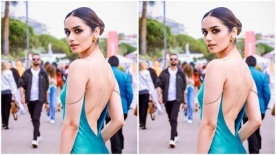 Assisted by makeup artist George P Kritikos, Manushi decked up in smokey eyeshadow, black kohl, mascara-laden eyelashes, drawn eyebrows, contoured cheeks and a shade of nude lipstick. (Instagram/@manushi_chhillar) Assisted by makeup artist George P Kritikos, Manushi decked up in smokey eyeshadow, black kohl, mascara-laden eyelashes, drawn eyebrows, contoured cheeks and a shade of nude lipstick. (Instagram/@manushi_chhillar)