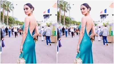 Styled by fashion stylist Sheefa J Gilani, Manushi slicked her tresses into a clean bun with a middle part. (Instagram/@manushi_chhillar) Styled by fashion stylist Sheefa J Gilani, Manushi slicked her tresses into a clean bun with a middle part. (Instagram/@manushi_chhillar)