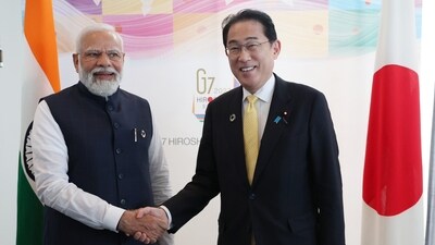 Prime Minister Narendra Modi, who arrived in Japan a day prior, was engaged in a comprehensive review of the extensive relations between India and Japan during his bilateral meeting with Japanese counterpart Fumio Kishida on Saturday. (Twitter/@PMOIndia) Prime Minister Narendra Modi, who arrived in Japan a day prior, was engaged in a comprehensive review of the extensive relations between India and Japan during his bilateral meeting with Japanese counterpart Fumio Kishida on Saturday. (Twitter/@PMOIndia)