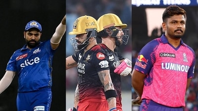 RCB and MI will slug it out on Sunday while RR will hope for a favourable result RCB and MI will slug it out on Sunday while RR will hope for a favourable result