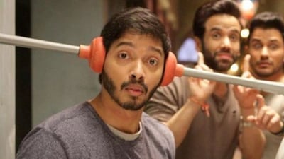 Shreyas Talpade in a still from Golmaal Again.