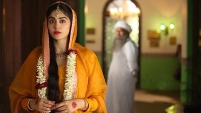 Adah Sharma in a scene from The Kerala Story. Adah Sharma in a scene from The Kerala Story.