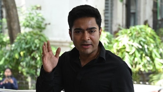 TMC MP Abhishek Banerjee. (Photo by Samir Jana/ Hindustan Times) (HT_PRINT)