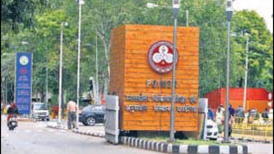 The PGI administration has not given clarity about employment to the nursing students from NINE. (HT File)