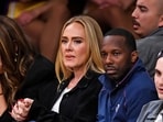 Adele attends game three of the Western Conference Finals between the Los Angeles Lakers and the Denver Nuggets at Crypto.com Arena on May 20, 2023 in Los Angeles, California. Adele attends game three of the Western Conference Finals between the Los Angeles Lakers and the Denver Nuggets at Crypto.com Arena on May 20, 2023 in Los Angeles, California.