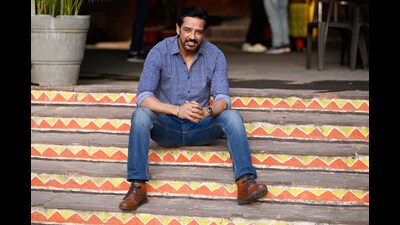 Anup Soni is visiting Lucknow with noted actress and his wife Juhi Babbar. (Deepak Gupta)