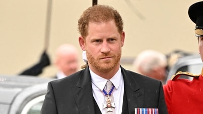 FILE PHOTO: Prince Harry arrives for the coronation of King Charles at Westminster Abbey, London, Britain, May 6, 2023. (via REUTERS)