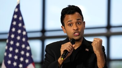 Republican presidential candidate Vivek Ramaswamy. (AP)