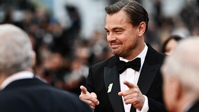 On Saturday, actor Leonardo Dicaprio was also seen on the red carpet at the 76th edition of the Cannes Film Festival. (AFP) On Saturday, actor Leonardo Dicaprio was also seen on the red carpet at the 76th edition of the Cannes Film Festival. (AFP)