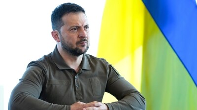 Ukrainian President Volodymyr Zelensky. (AP)