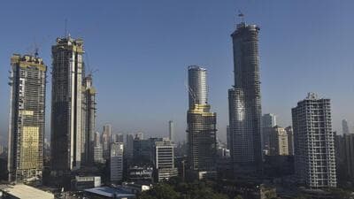 Mumbai, India - November 23, 2017: Under construction buildings at Lower Parel and Worli in Mumbai, India, on Thursday, November 23, 2017. (Photo by Anshuman Poyrekar/Hindustan Times) (Anshuman Poyrekar/HT Photo) Mumbai, India - November 23, 2017: Under construction buildings at Lower Parel and Worli in Mumbai, India, on Thursday, November 23, 2017. (Photo by Anshuman Poyrekar/Hindustan Times) (Anshuman Poyrekar/HT Photo)