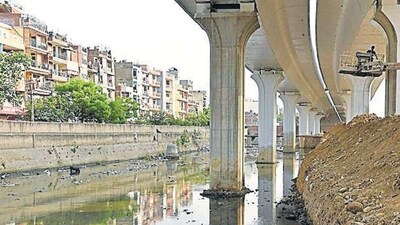 NGT’s order pertains to the 6.5 km-long Kushak stormwater drain in south Delhi. (File photo) NGT’s order pertains to the 6.5 km-long Kushak stormwater drain in south Delhi. (File photo)