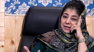 Peoples Democratic Party (PDP) President Mehbooba Mufti (PTI) Peoples Democratic Party (PDP) President Mehbooba Mufti (PTI)
