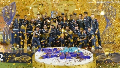 Gujarat Titans are the defending champions. (PTI) Gujarat Titans are the defending champions. (PTI)