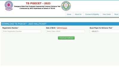 TS PGCET 2023 admit card released at pgecet.tsche.ac.in