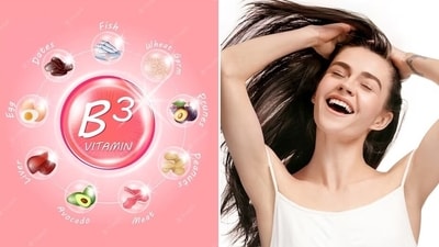 Niacinamide is a water-soluble vitamin that can assist in healthy hair growth. (Freepik) Niacinamide is a water-soluble vitamin that can assist in healthy hair growth. (Freepik)