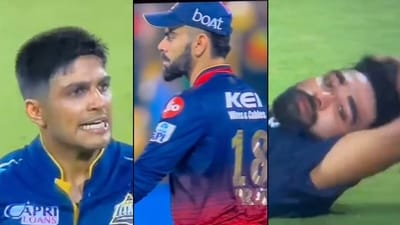Shubman Gill's innings broke RCB, Virat Kohli and Mohammed Siraj's hearts (Screengrab) Shubman Gill's innings broke RCB, Virat Kohli and Mohammed Siraj's hearts (Screengrab)